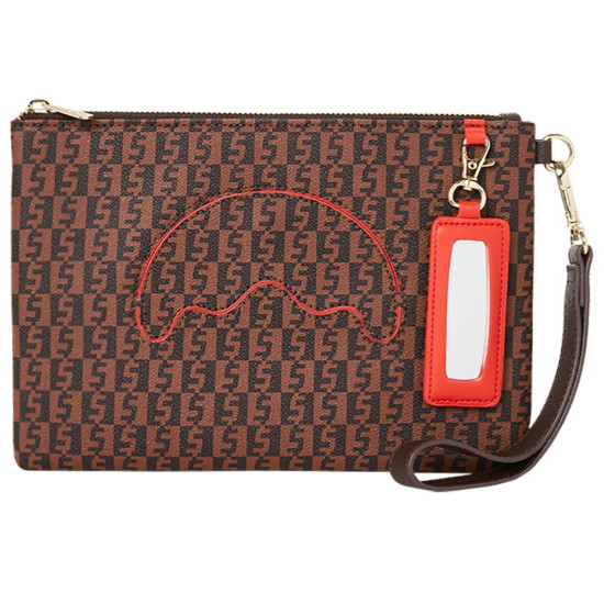 Sprayground Money Check Cross-Over Clutch